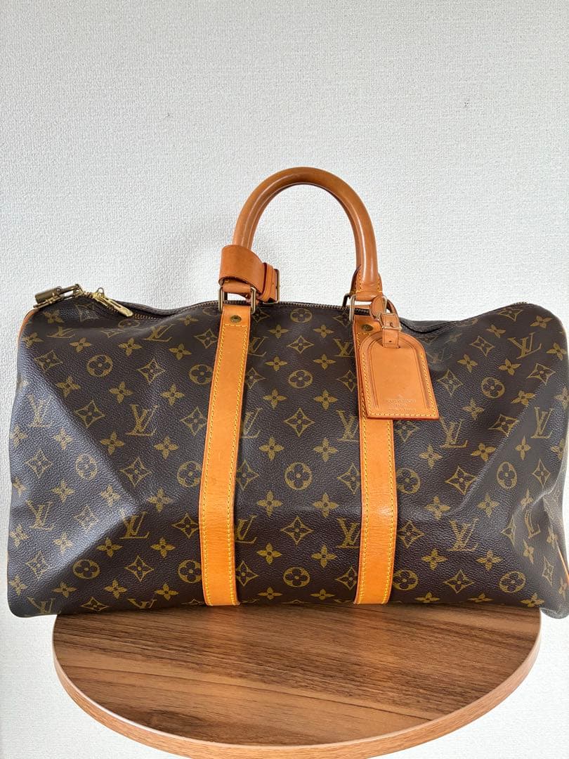 Louis Vuitton ルイヴィトン キーポル45 モノグラム 付属あり美品