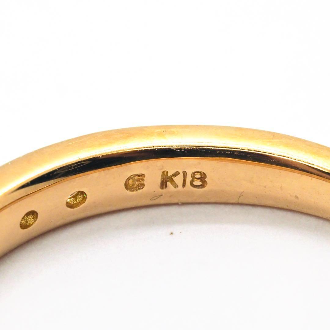 【ESTELLE】K18YG D0.30ct ハーフエタニティ リング