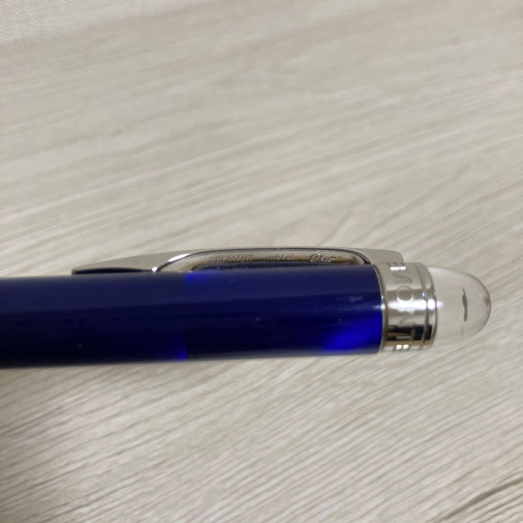 値下【希少】モンブラン スターウォーカー　ボールペン クールブルー　ツイスト式