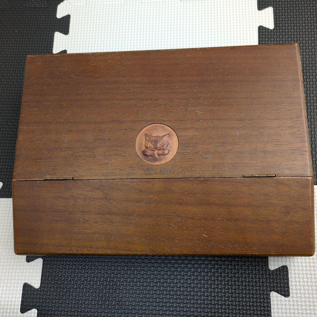 WACHI FIELD ダヤン彫刻付木製収納箱