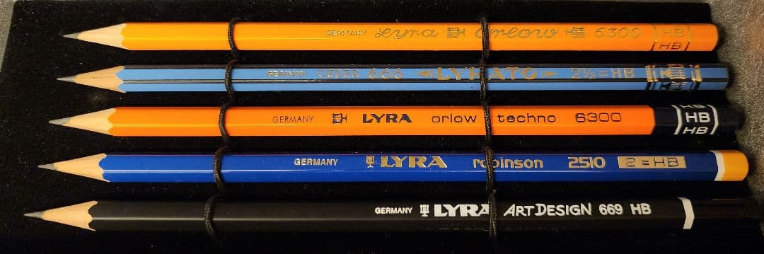 LYRA 200周年記念 1806-2006 HB鉛筆セット（5本）レア限定版