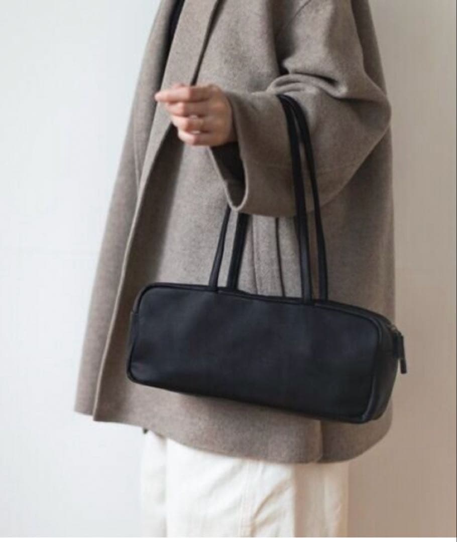 難あり　a アー　フルートバッグ　ブラック　レザー