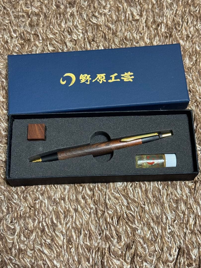【またたび様】野原工芸 旧型 シャープペンシル 欅固定式金口・ 箱・証明書付き