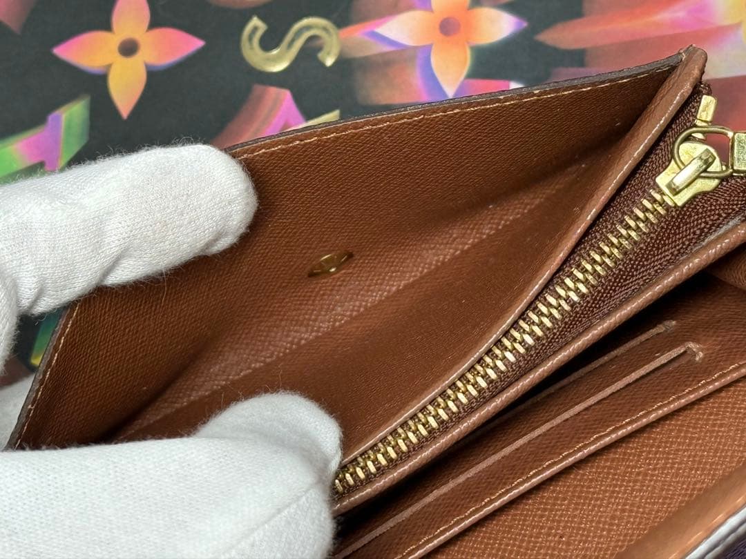 良品！ルイヴィトン　ポルトモネ・ビエ・トレゾール　L字型ファスナー財布