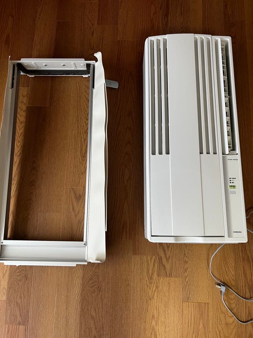 美品 コロナ窓用エアコン ホワイト 冷房のみ