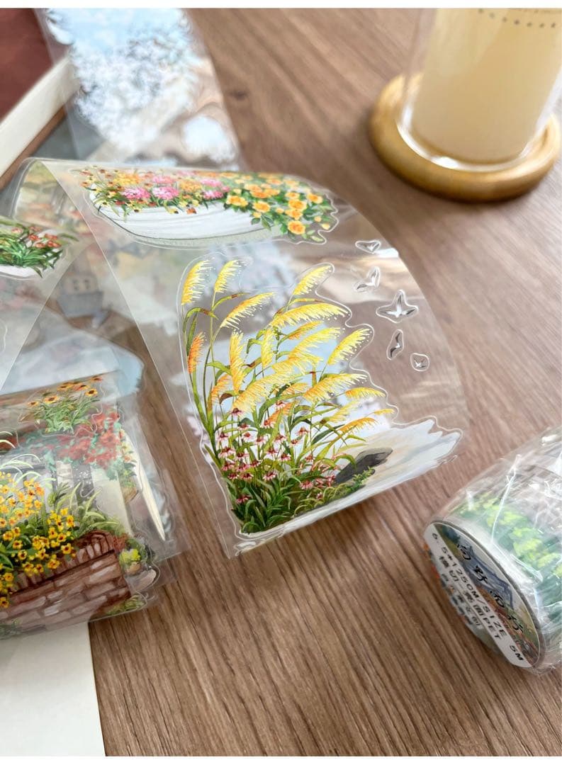 自元素文创《向野而行》海外マスキングテープ　マステ 【2287】