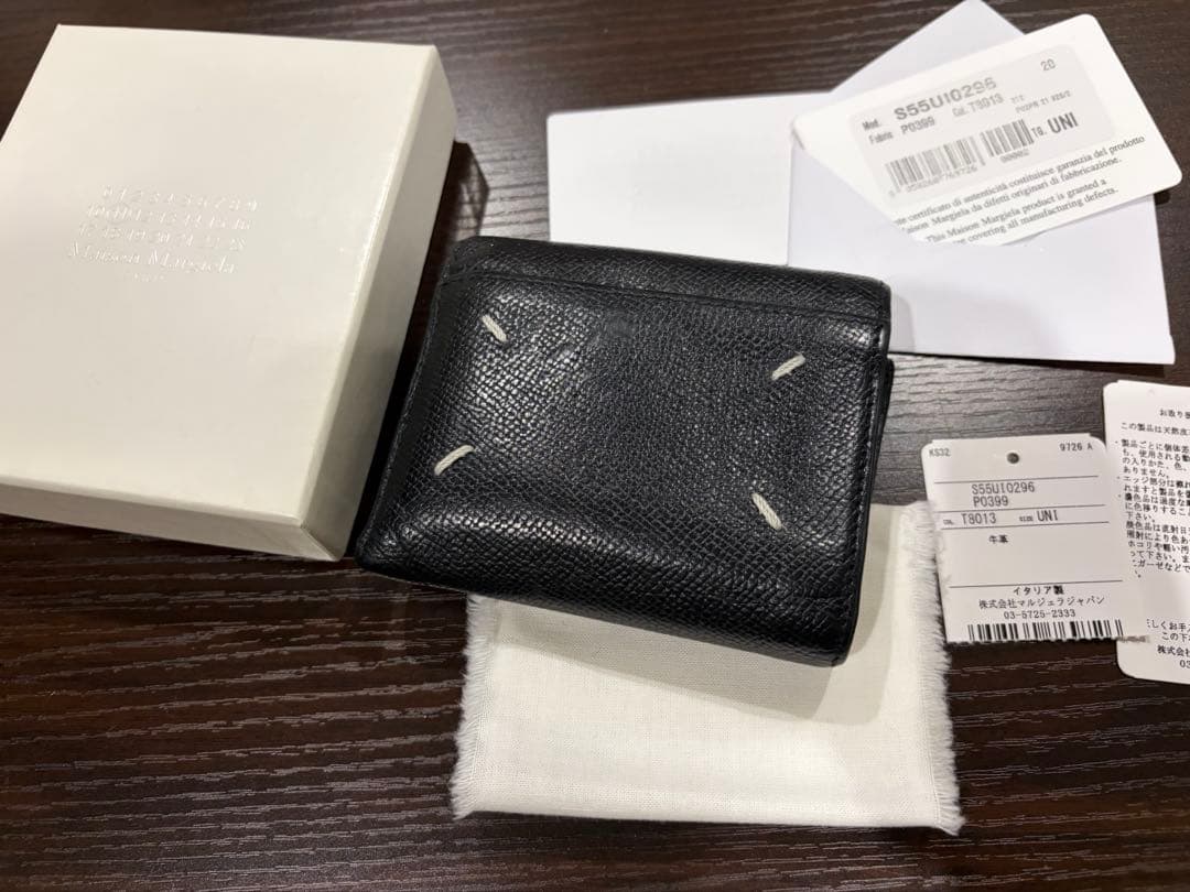 ⭐️正規品⭐️Margiela メゾンマルジェラ 三つ折り財布 ギャランティカード有
