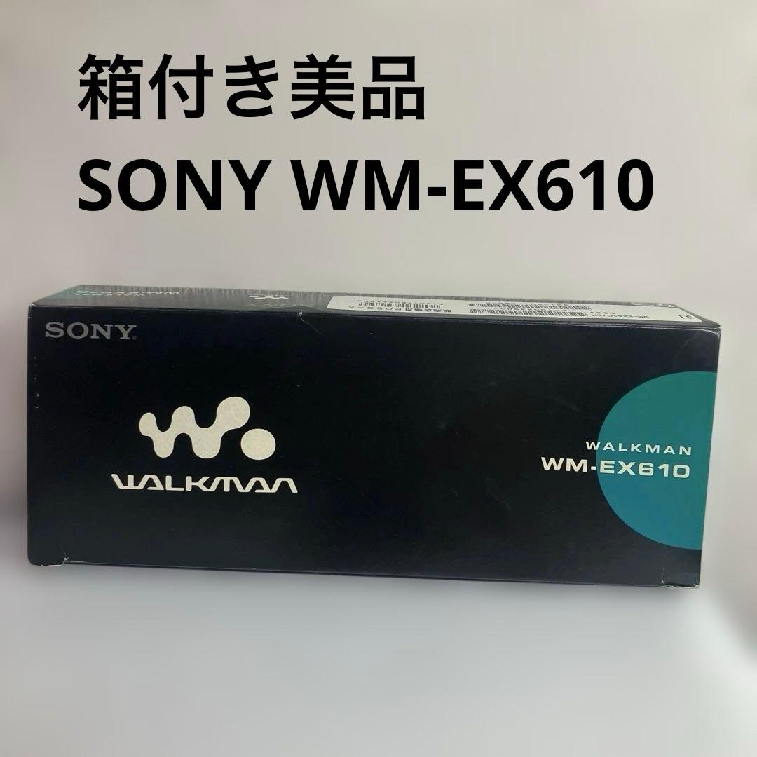 動作品　SONY WM-EX610 カセットウォークマン　付属品用確認　ソニー