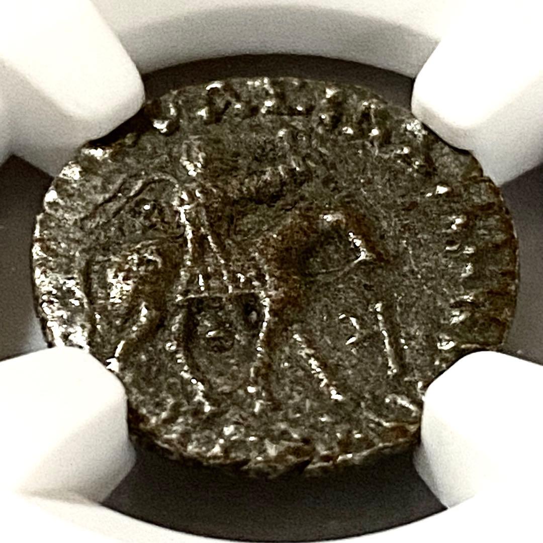 紀元前58年 インド ドラクマ 銀貨 NGC 古代 アンティーク 