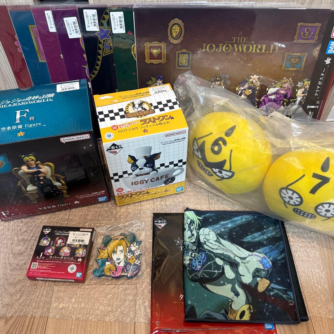 ジョジョ一番くじf賞　空条徐倫　ラストワン賞　イギー　g賞ピストルズ