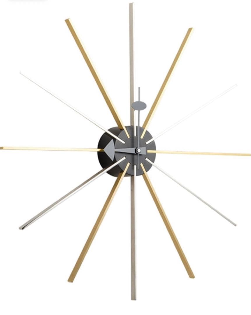 ネルソン クロック (スター クロック)  シンプル壁掛け時計 レトロ デザイン