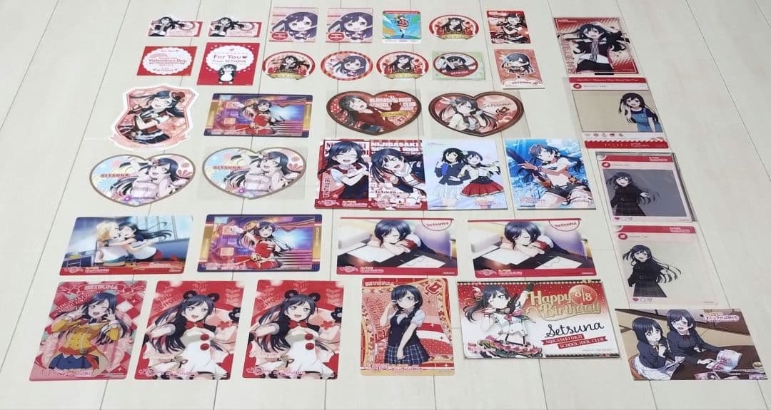 ラブライブ　虹ヶ咲学園　優木せつ菜　カード　シール　ブロマイド　紙類　まとめ売り