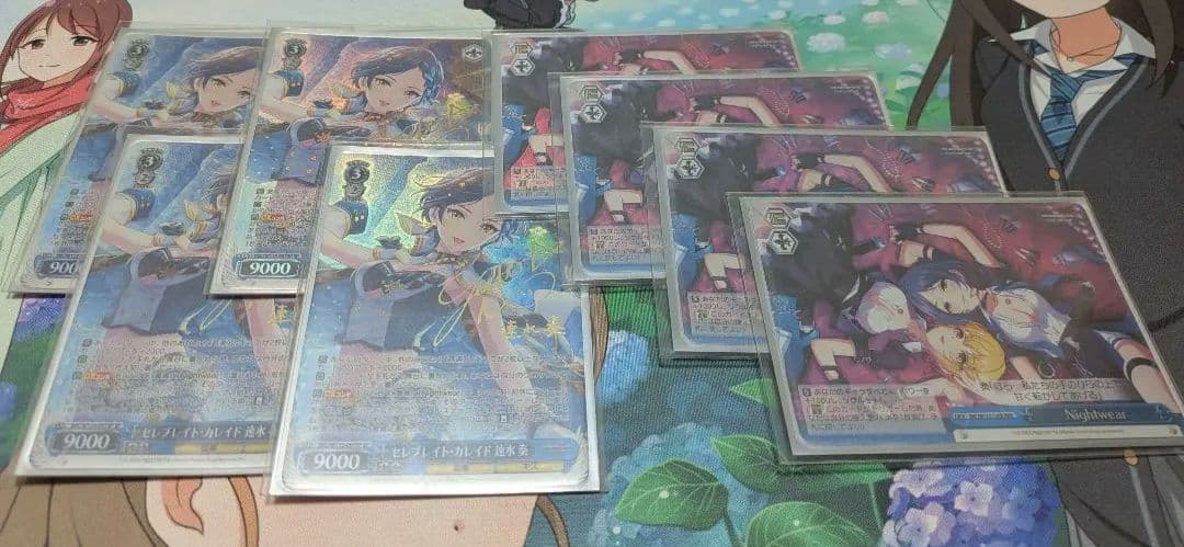 【WS】セレブレイト・カレイド　速水奏 SP4枚+Nightwear RRR4枚