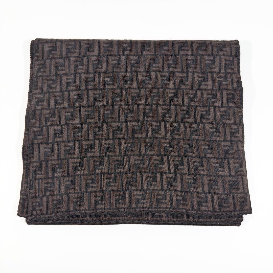 FENDI フェンディ マフラー ズッカ柄