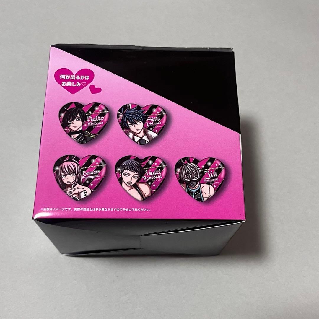 桃源暗鬼 トレーディングメタリック ホログラム ハート 缶バッジ BOX