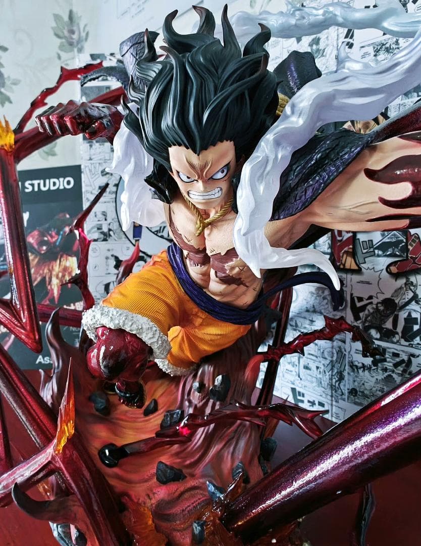 ワンピース ニカ ルフィ ギア4 スネイクマン フィギュア ガレージキット