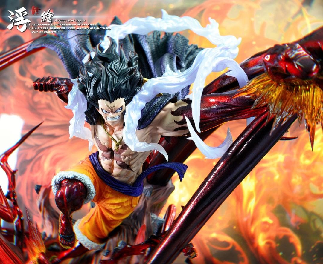 ワンピース ニカ ルフィ ギア4 スネイクマン フィギュア ガレージキット