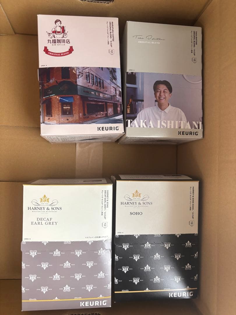キューリグ　HARNEY & SONS2種 ・コーヒー2種セット