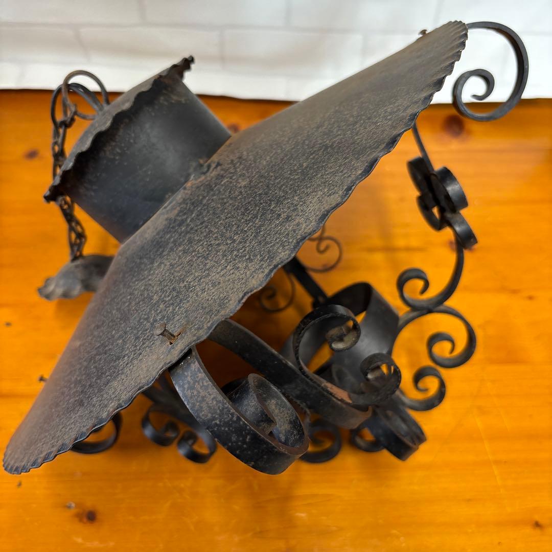 アイアン製　ペンダントライト ヴィンテージ　アンティーク